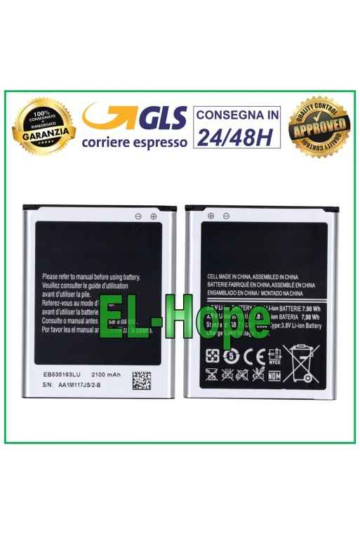 BATERÍA EB535163LU PARA SAMSUNG GRAND NEO PLUS DUOS GT I9060 I9060i BATERÍA