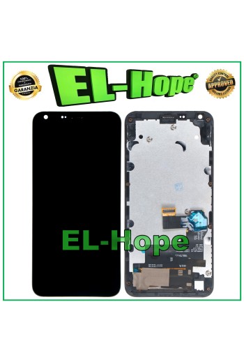 MARCO DE PANTALLA LCD PARA LG Q6 M700A Q6+ PLUS M700H PANTALLA TÁCTIL DE VIDRIO NEGRO