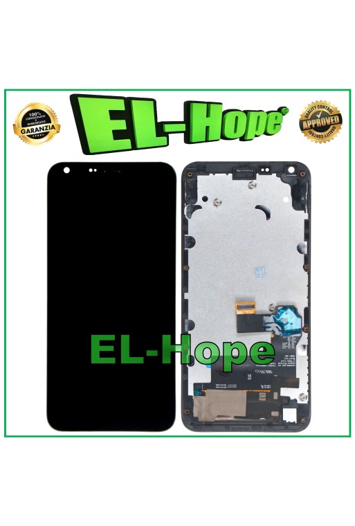 MARCO DE PANTALLA LCD PARA LG Q6 M700A Q6+ PLUS M700H PANTALLA TÁCTIL DE VIDRIO NEGRO