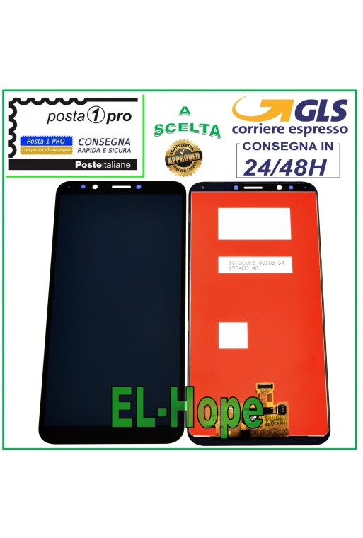PANTALLA LCD PARA HUAWEI HONOR 7C LDN-L01 LDN-LX3 PANTALLA TÁCTIL DE VIDRIO NEGRO