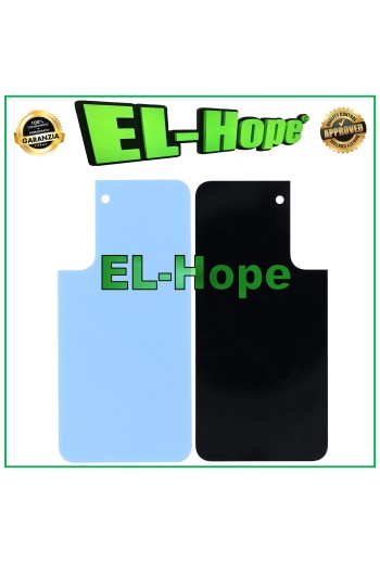 TAPA DE BATERÍA PARA SAMSUNG GALAXY S22+ PLUS SM-S906 CRISTAL TRASERO AZUL