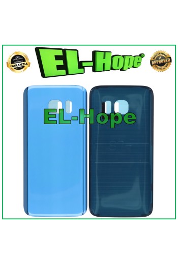 CARCASA DE BATERÍA PARA SAMSUNG GALAXY S7 SM-G930 CUBIERTA TRASERA DE VIDRIO AZUL