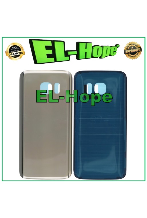 CARCASA DE BATERÍA PARA SAMSUNG GALAXY S7 SM-G930 CUBIERTA TRASERA DE VIDRIO DORADA