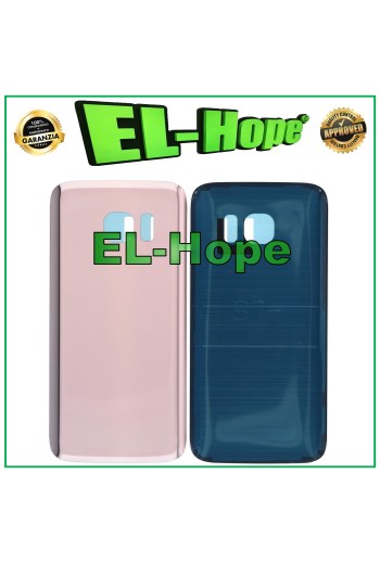 CARCASA DE BATERÍA PARA SAMSUNG GALAXY S7 SM-G930 CUBIERTA TRASERA DE VIDRIO ROSA