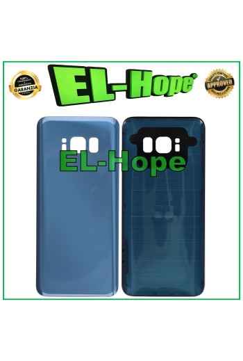 CARCASA DE BATERÍA PARA SAMSUNG GALAXY S8 SM-G950 TAPA TRASERA DE VIDRIO AZUL