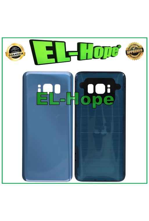 CARCASA DE BATERÍA PARA SAMSUNG GALAXY S8 SM-G950 TAPA TRASERA DE VIDRIO AZUL
