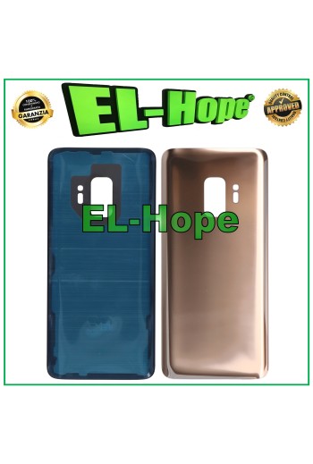 CARCASA DE BATERÍA PARA SAMSUNG GALAXY S9 SM-G960 CUBIERTA TRASERA DE VIDRIO DORADA