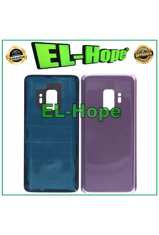 CARCASA DE BATERÍA PARA SAMSUNG GALAXY S9 SM-G960 CUBIERTA TRASERA DE VIDRIO MORADA