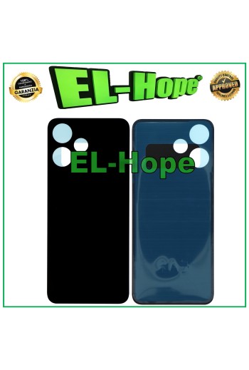 CARCASA DE BATERÍA PARA XIAOMI REDMI NOTE 12R 23076RA4BC TAPA TRASERA NEGRA