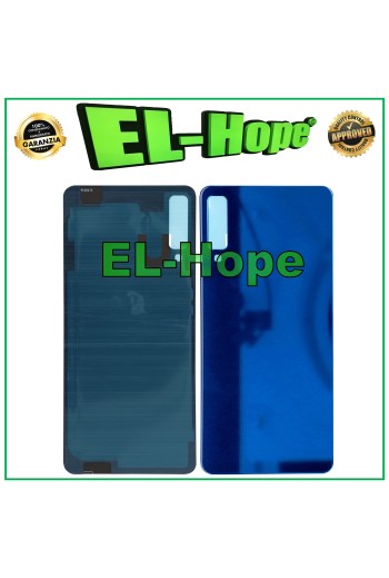 TAPA DE BATERÍA PARA SAMSUNG GALAXY A7 2018 SM-A750 CARCASA TRASERA AZUL