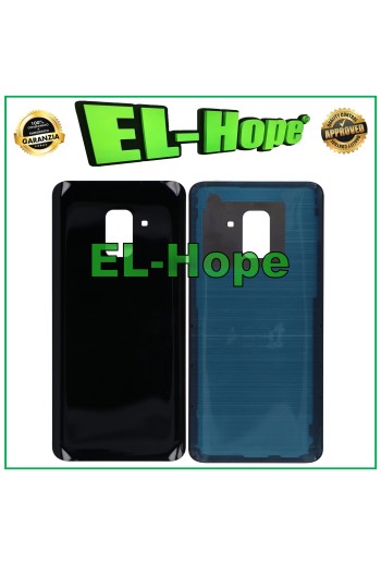 CARCASA DE BATERÍA PARA SAMSUNG GALAXY A8 2018 SM-A530 TAPA TRASERA NEGRA