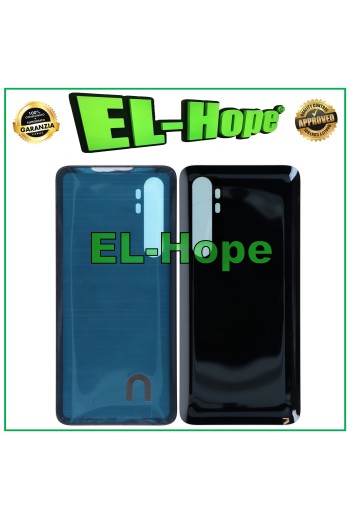 TAPA DE BATERÍA PARA XIAOMI MI NOTE 10 LITE M2002F4LG CRISTAL TRASERO NEGRO
