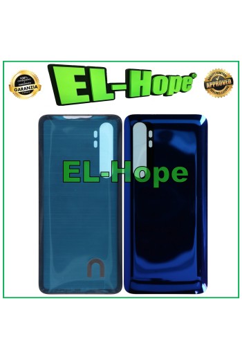 TAPA DE BATERÍA PARA XIAOMI MI NOTE 10 LITE M2002F4LG CRISTAL TRASERO AZUL