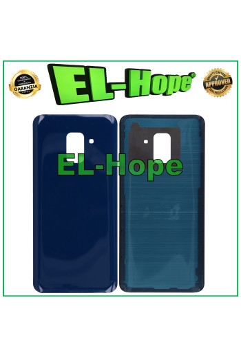 CARCASA DE BATERÍA PARA SAMSUNG GALAXY A8 2018 SM-A530 TAPA TRASERA AZUL