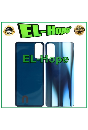 TAPA DE BATERÍA PARA OPPO RENO 4 CPH2113 CPH2091 CRISTAL TRASERO AZUL