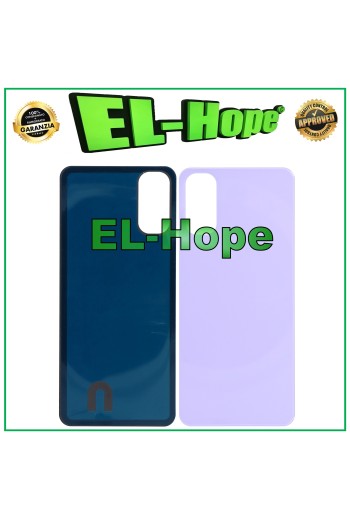 TAPA DE BATERÍA PARA OPPO RENO 4 CPH2113 CPH2091 CRISTAL TRASERO MORADO