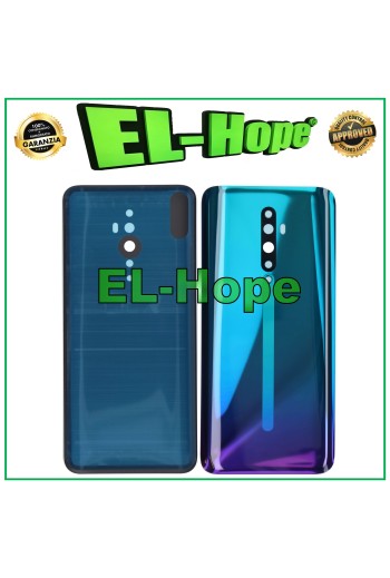 TAPA DE BATERÍA PARA OPPO RENO 2Z CPH1945 CPH1951 CRISTAL TRASERO MORADO