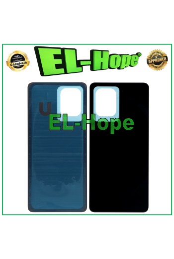 CUBIERTA DE BATERÍA PARA XIAOMI REDMI NOTE 12 PRO 5G CUERPO DE CRISTAL CARCASA TRASERA NEGRA