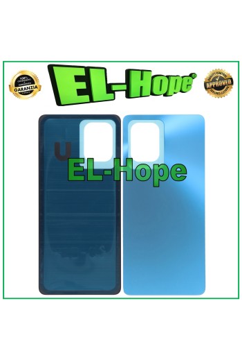 TAPA DE BATERÍA PARA XIAOMI REDMI NOTE 12 PRO 5G CUERPO DE CRISTAL CARCASA TRASERA AZUL