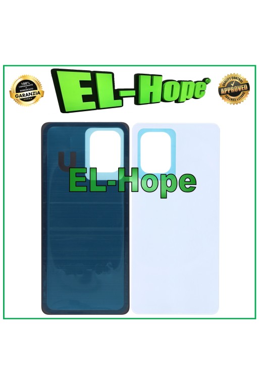 TAPA DE BATERÍA PARA XIAOMI REDMI NOTE 12 PRO 5G CRISTAL TRASERO BLANCO