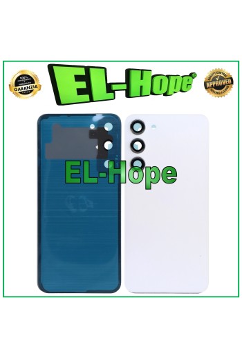 TAPA DE BATERÍA PARA SAMSUNG GALAXY S23+ PLUS SM-S916 CRISTAL TRASERO CREMA