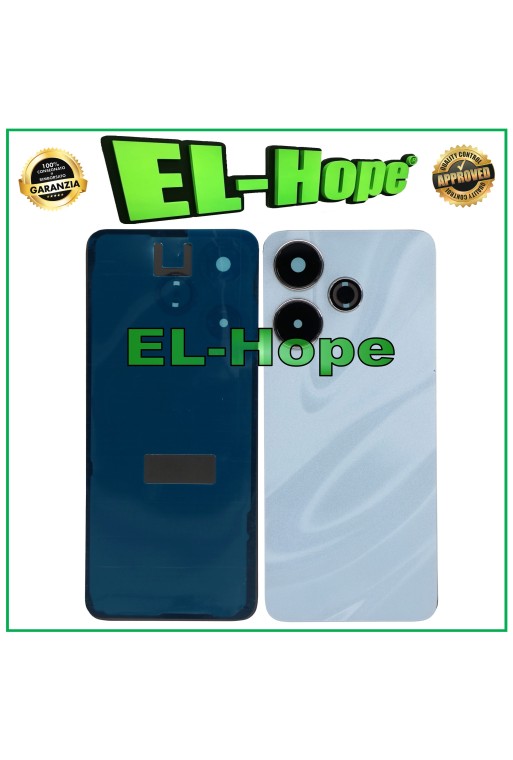 TAPA DE BATERÍA PARA XIAOMI REDMI 13 2404ARN45A CUERPO TRASERO CRISTAL AZUL