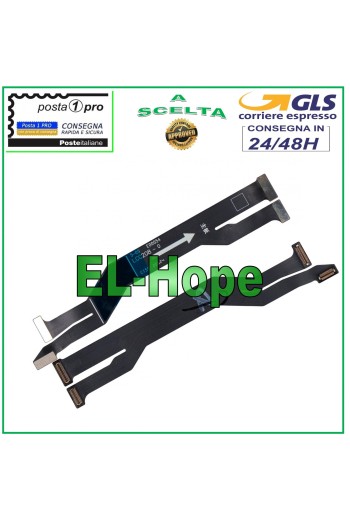 Cable flexible plano de conexión a placa base y pantalla LCD OPPO Find X3 Lite CPH2145