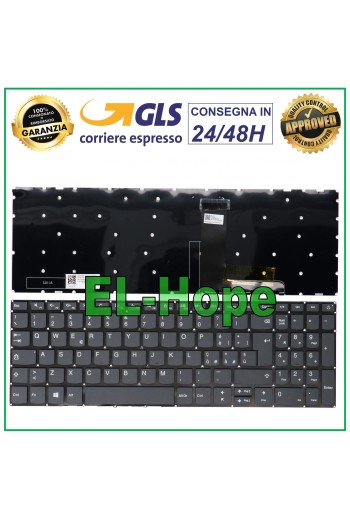 TECLADO ITALIANO PARA LENOVO IDEAPAD V15-ADA V15-IIL V15-IKB V15-IWL V15-IGL