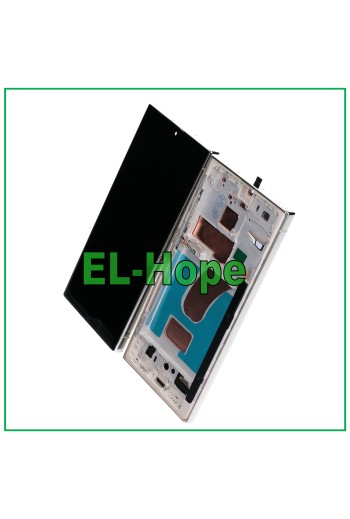 PANTALLA LCD TFT TÁCTIL MARCO PARA SAMSUNG GALAXY S23 ULTRA SM-S918 SKYBLUE