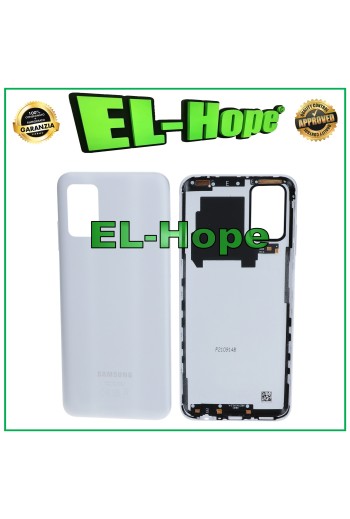 TAPA DE BATERÍA ORIGINAL SAMSUNG GALAXY A03S SM-A037F CUERPO DE VIDRIO BLANCO