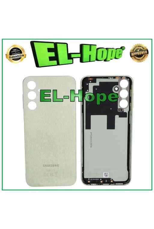 CUBIERTA DE BATERÍA ORIGINAL SAMSUNG GALAXY A14 4G SM-A145F CUERPO DE VIDRIO VERDE