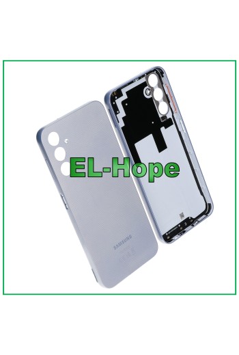 CUBIERTA DE BATERÍA ORIGINAL SAMSUNG GALAXY A14 4G SM-A145F CUERPO DE VIDRIO PLATA