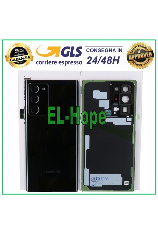 CUERPO TRASERO DE BATERÍA ORIGINAL SAMSUNG GALAXY NOTE 20 ULTRA SM-N985 NEGRO