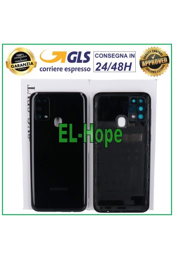 FUNDA TRASERA ORIGINAL SAMSUNG GALAXY M31 SM-M315 BATERÍA FUNDA TRASERA NEGRA