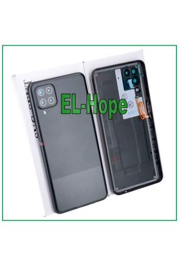 TAPA TRASERA DE BATERÍA ORIGINAL SAMSUNG GALAXY A12 SM-A127 NEGRA