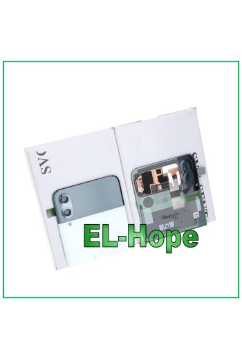 CUERPO DE VIDRIO DE PANTALLA EXTERNA ORIGINAL SAMSUNG GALAXY Z FLIP 4 5G SM-F721 BLANCO
