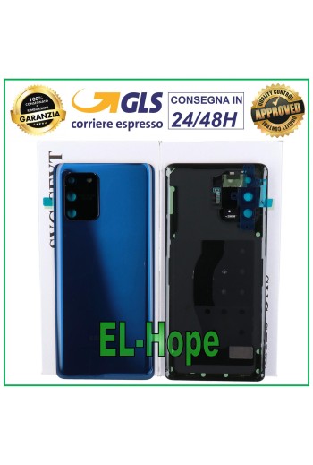 CARCASA TRASERA DE BATERÍA ORIGINAL SAMSUNG GALAXY S10 LITE SM-G770 AZUL PRISMA