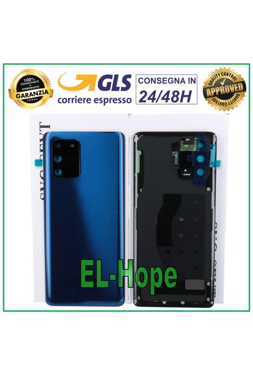 CARCASA TRASERA DE BATERÍA ORIGINAL SAMSUNG GALAXY S10 LITE SM-G770 AZUL PRISMA