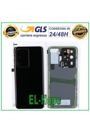 CARCASA TRASERA ORIGINAL SAMSUNG GALAXY S20 ULTRA SM-G988 NEGRA