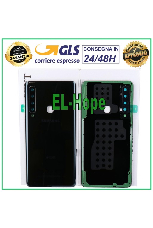 TAPA TRASERA DE BATERÍA ORIGINAL PARA SAMSUNG GALAXY A9 2018 SM-A920, NEGRA
