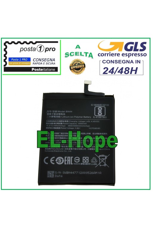 BATERIA BN44 PARA XIAOMI MI REDMI 5 PLUS MEE7 MEG7 MET7 4000 mAh IGUAL A LA ORIGINAL