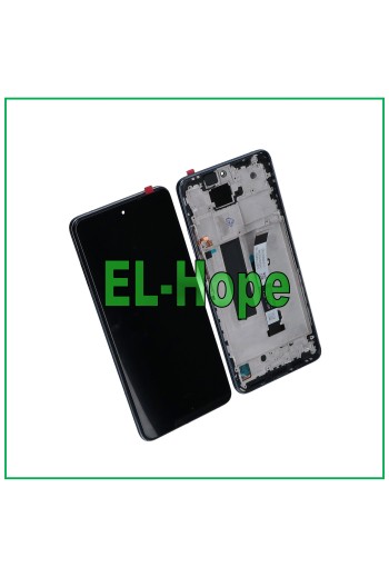 PANTALLA LCD + MARCO PARA XIAOMI REDMI NOTE 9 PRO 5G 2020 TÁCTIL MONTADO NEGRO