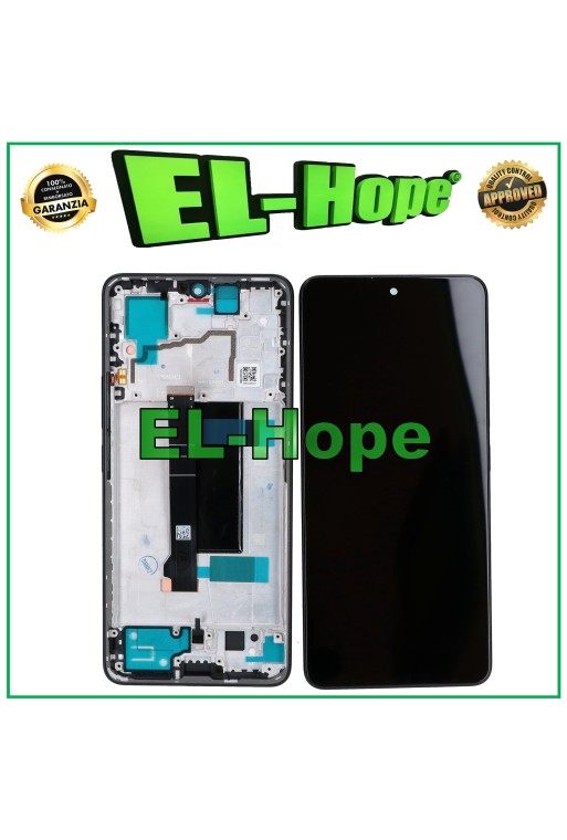 PANTALLA LCD + MARCO TFT PARA XIAOMI REDMI NOTE 13 PRO 5G 2312DRA50I TÁCTIL NEGRO
