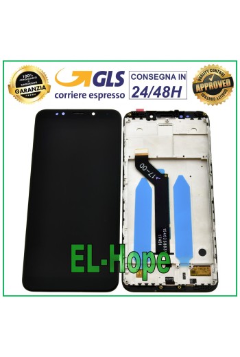 PANTALLA LCD + MARCO PARA XIAOMI REDMI MEE7 MEG7 MET7 PANTALLA TÁCTIL CRISTAL NEGRO