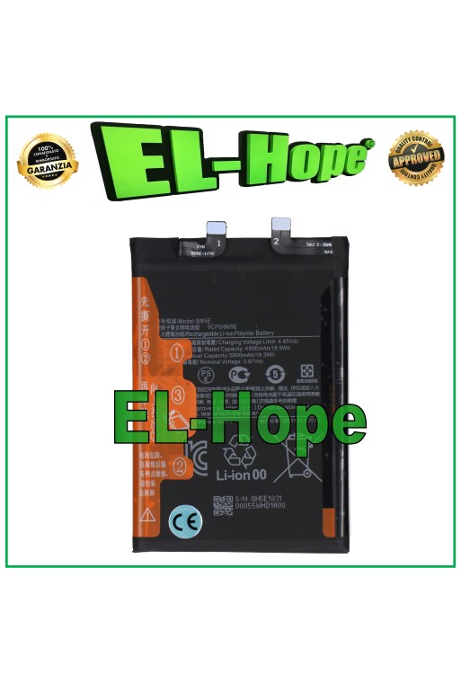 BATERIA BN5E PARA XIAOMI REDMI NOTE 12 PRO 4G 5000 mAh IGUAL A LA ORIGINAL