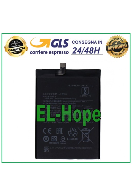 BATERIA BN53 PARA XIAOMI REDMI NOTE 10 PRO M2101K6G/6R 5020 mAh IGUAL A LA ORIGINAL