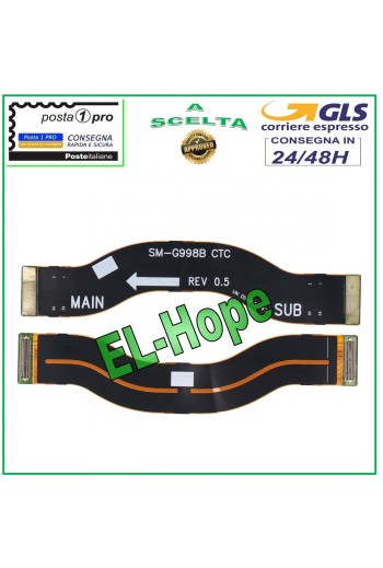 Conector de carga de placa base plana para Samsung Galaxy S21 Ultra SM-G998