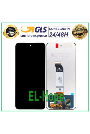PANTALLA LCD PARA XIAOMI REDMI NOTE 10T 5G PANTALLA TÁCTIL MONTADA CRISTAL NEGRO