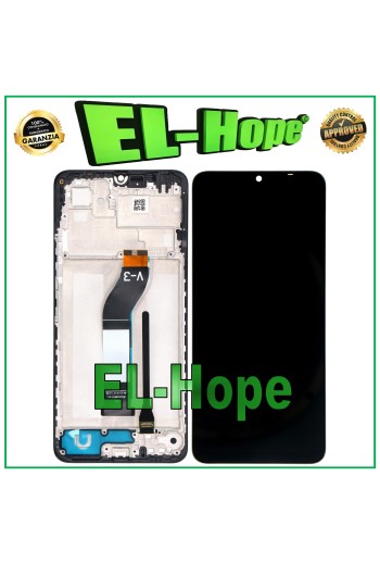 MARCO DE PANTALLA LCD PARA XIAOMI REDMI 13C 23108RN04Y 23106RN0DA CRISTAL TÁCTIL rev V-3