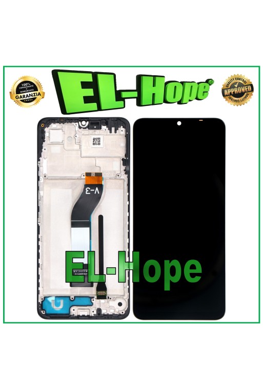 MARCO DE PANTALLA LCD PARA XIAOMI REDMI 13C 23108RN04Y 23106RN0DA CRISTAL TÁCTIL rev V-3